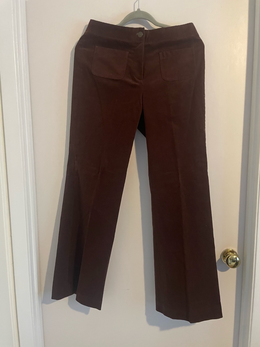 Lilly Pulitzer Brown Corduroy Bootcut Pants Sz 4 EUC (381)